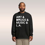 Los Angeles Art Drugs Music Long Sleeve T-shirt