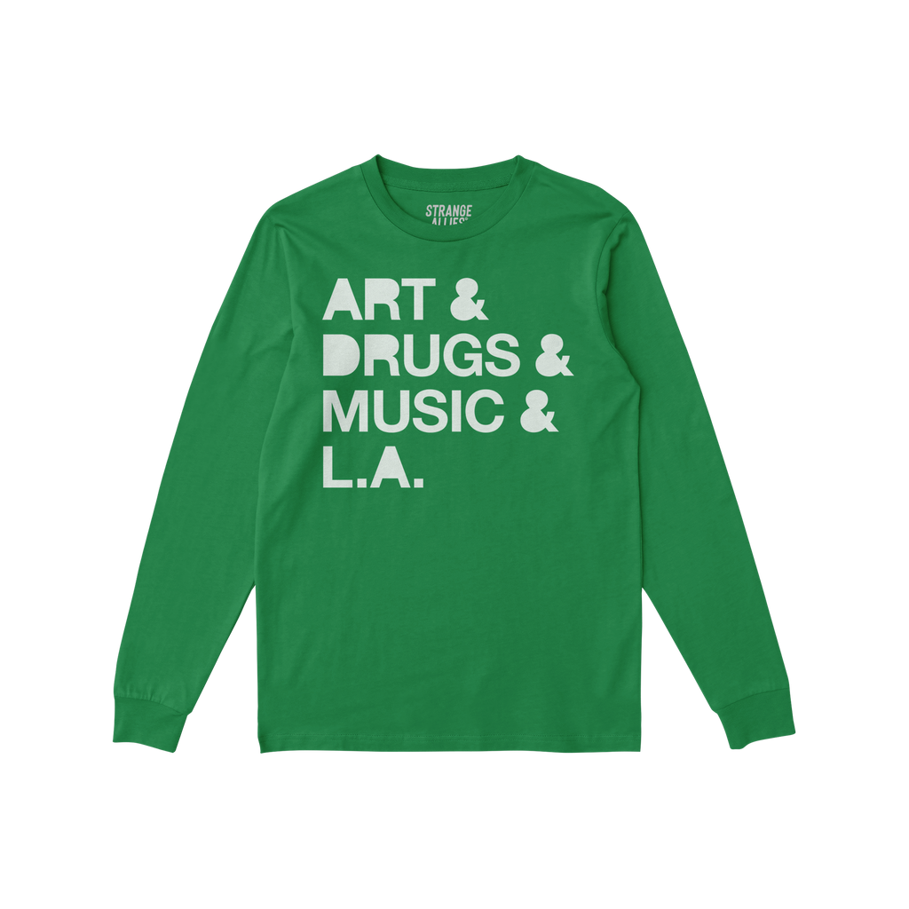 Los Angeles Art Drugs Music Long Sleeve T-shirt