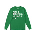 Los Angeles Art Drugs Music Long Sleeve T-shirt