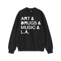 Los Angeles Art Drugs Music Sweatshirt