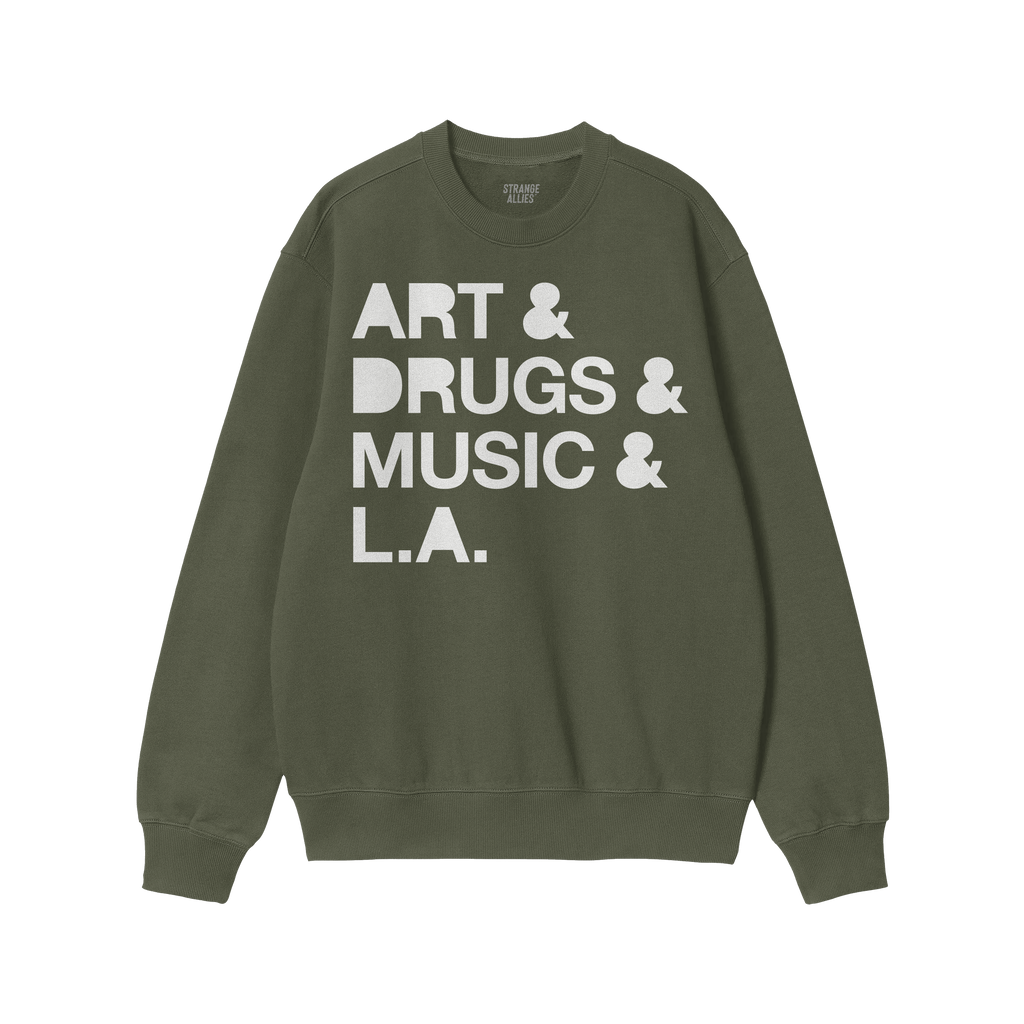Los Angeles Art Drugs Music Sweatshirt