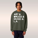 Los Angeles Art Drugs Music Sweatshirt
