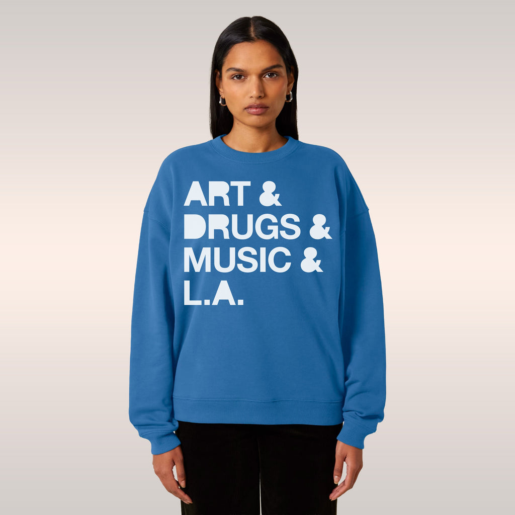 Los Angeles Art Drugs Music Sweatshirt