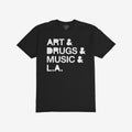 Los Angeles Art Drugs Music T-shirt