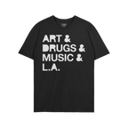 Los Angeles Art Drugs Music T-shirt