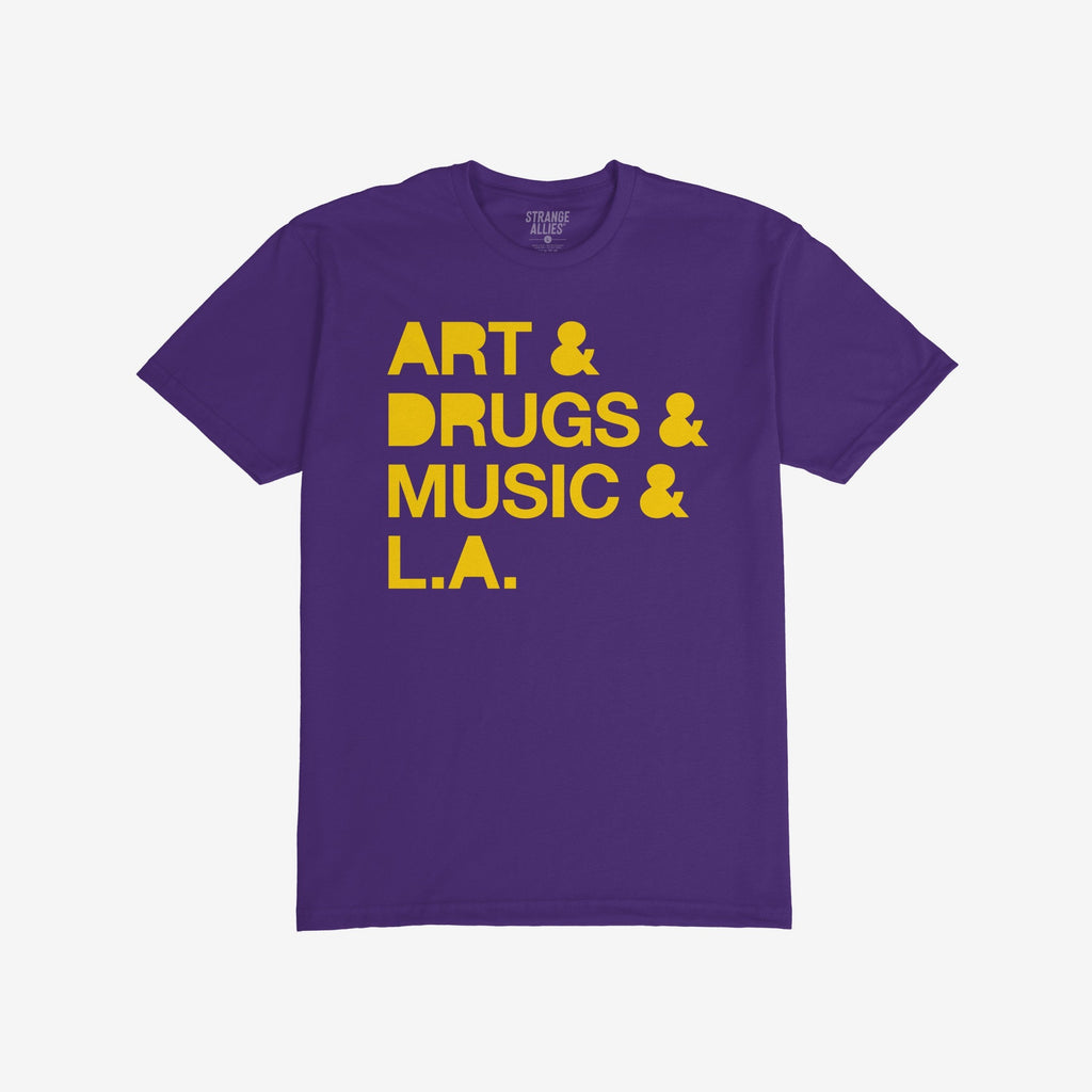 Los Angeles Art Drugs Music T-shirt