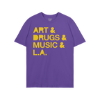 Los Angeles Art Drugs Music T-shirt