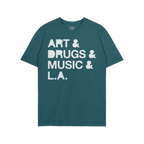 Los Angeles Art Drugs Music T-shirt