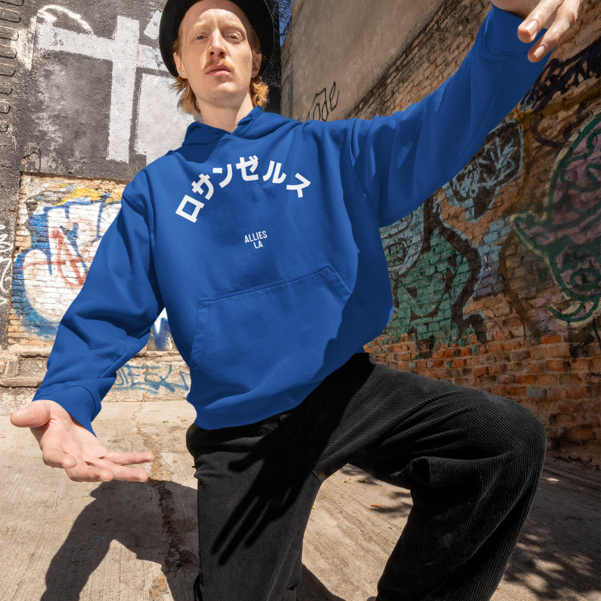 Los Angeles Japanese Hoodie by Strange Allies