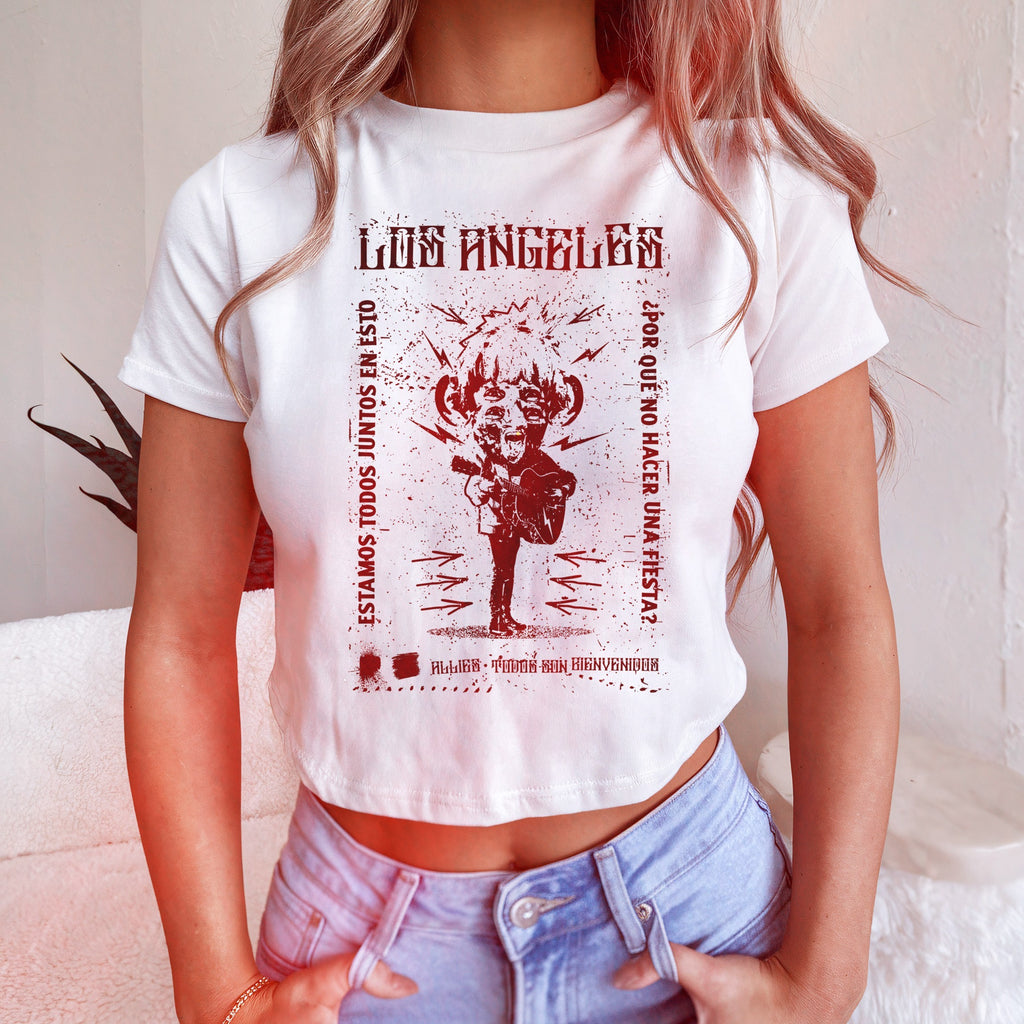 Los Angeles Punk Women's Baby Tee