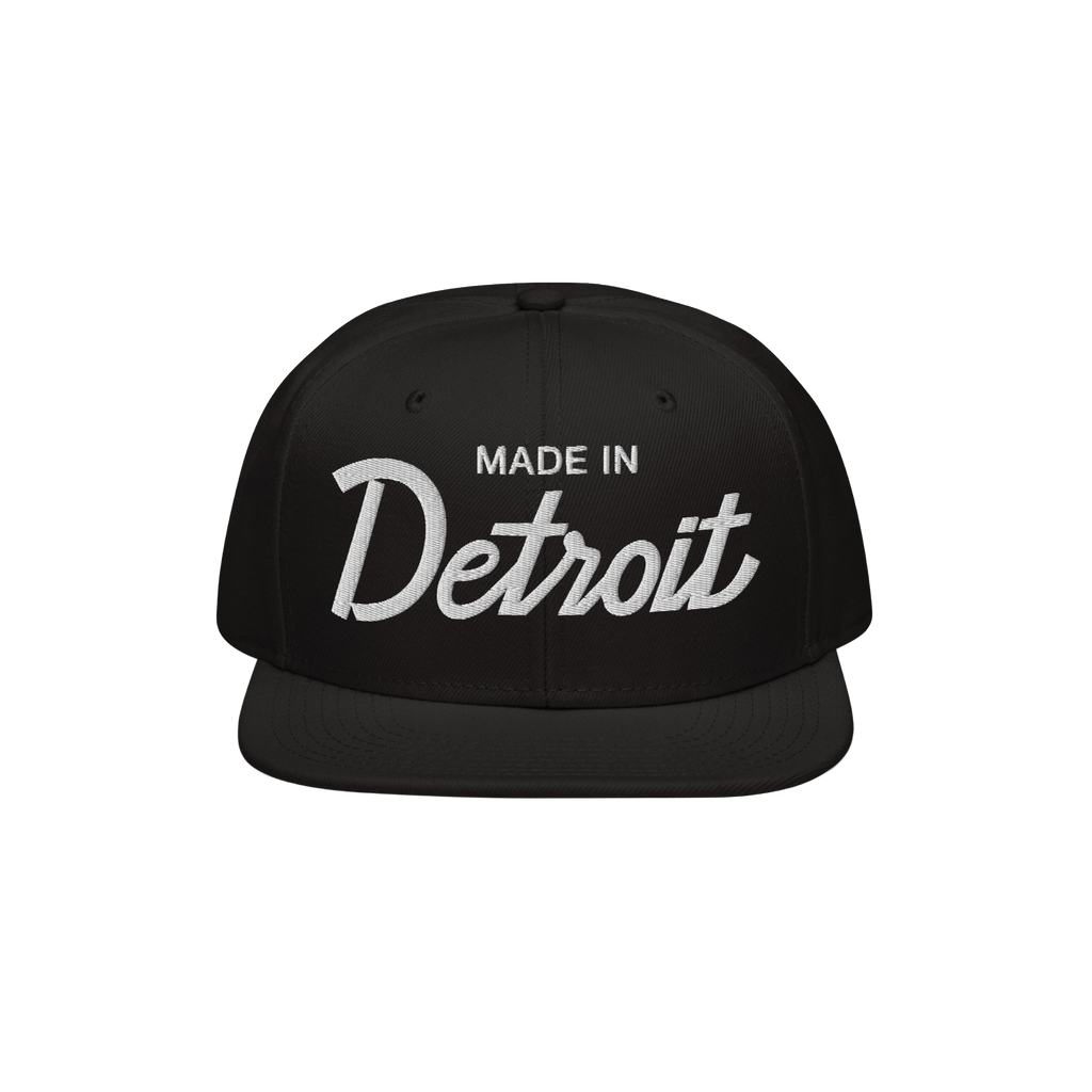 Made In Detroit Snapback Hat