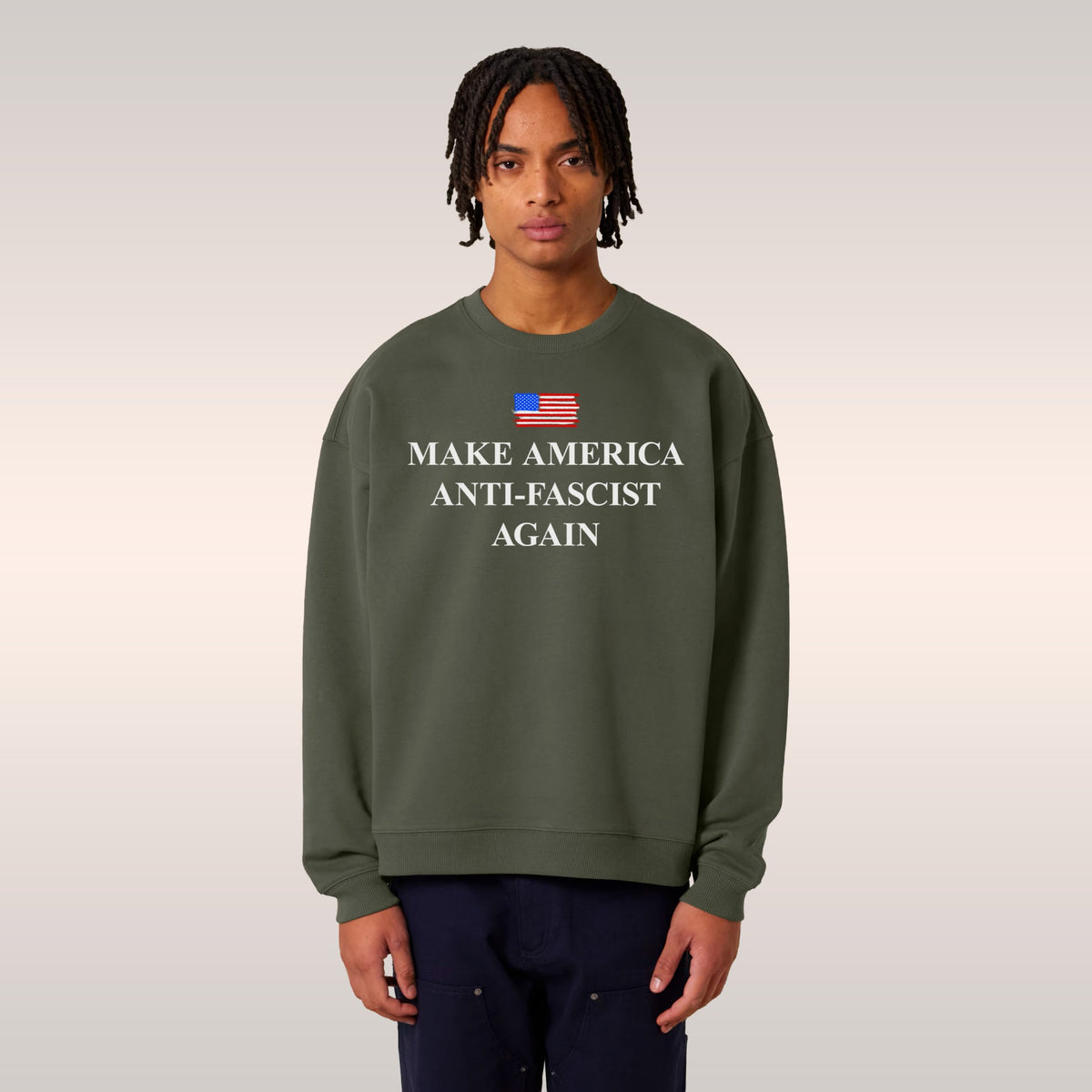 Make America Anti-Fascist Again Sweatshirt