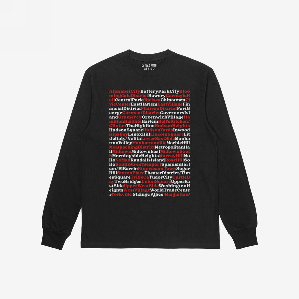 Manhattan Neighborhoods T-shirt