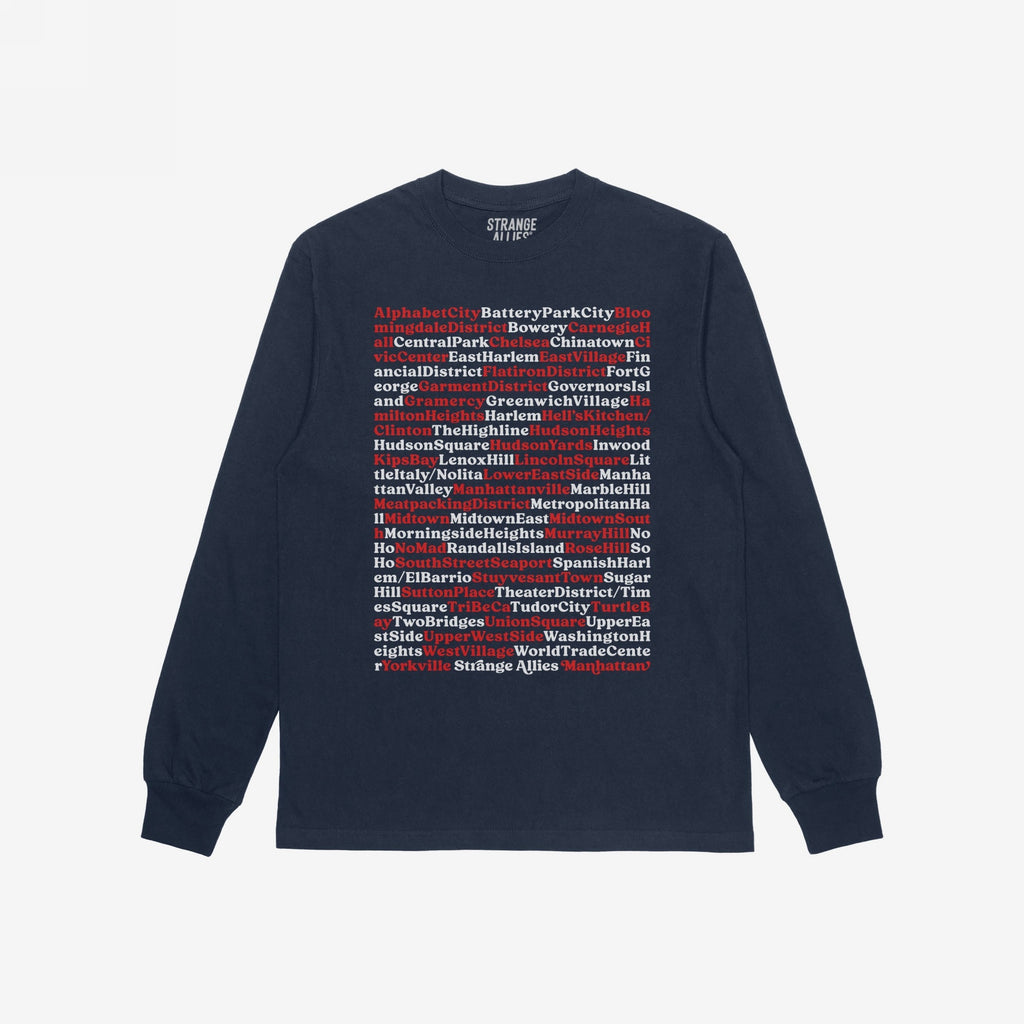 Manhattan Neighborhoods T-shirt