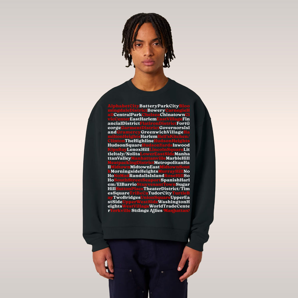 Manhattan Neighborhoods Sweatshirt