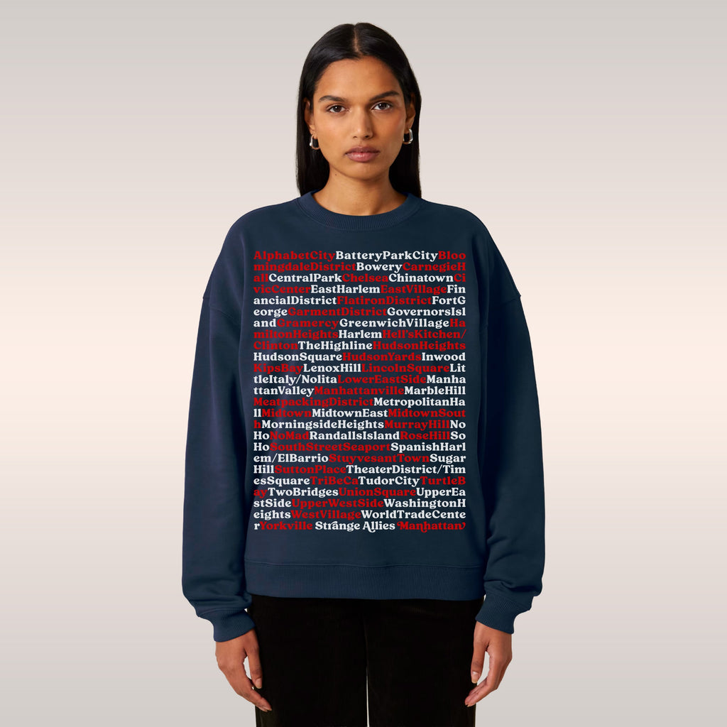 Manhattan Neighborhoods Sweatshirt