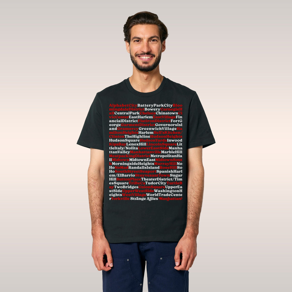 Manhattan Neighborhoods T-shirt