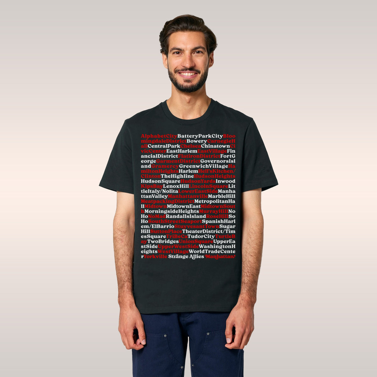 Manhattan Neighborhoods T-shirt