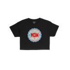 Chicago MDW Midway Airport Badge Crop Top
