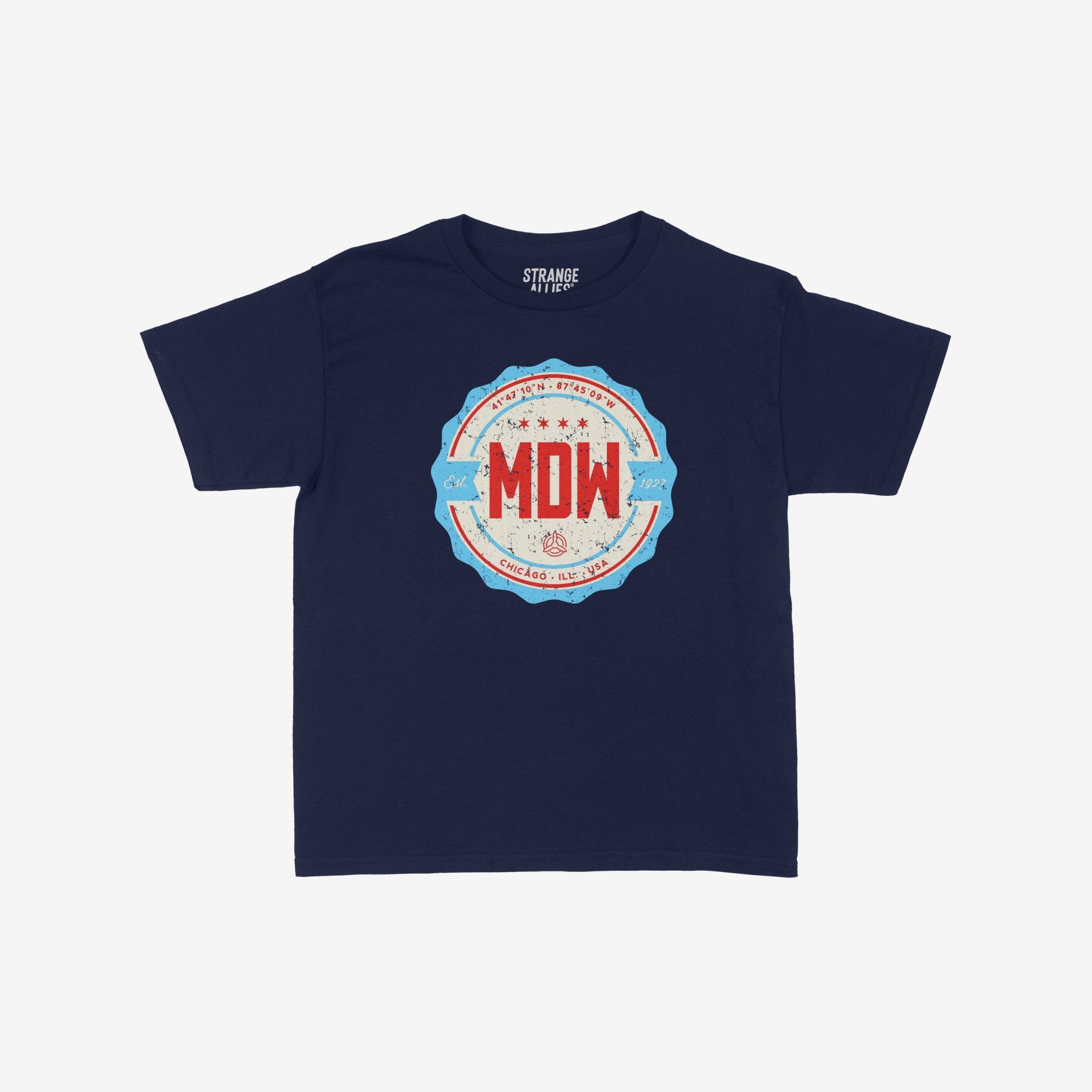 Chicago MDW Midway Airport Badge Women's Baby Tee