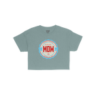 Chicago MDW Midway Airport Badge Crop Top