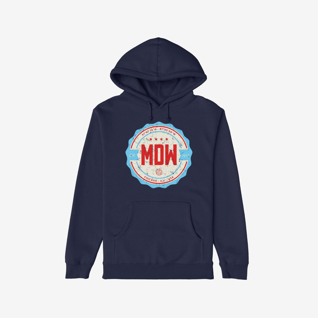 Chicago MDW Midway Airport Badge Hoodie & Sweatshirt