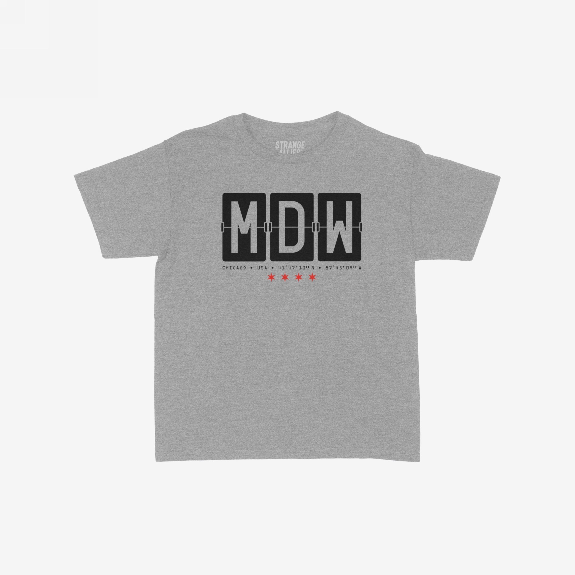 Chicago MDW Midway Airport Flipboard Women's Baby Tee