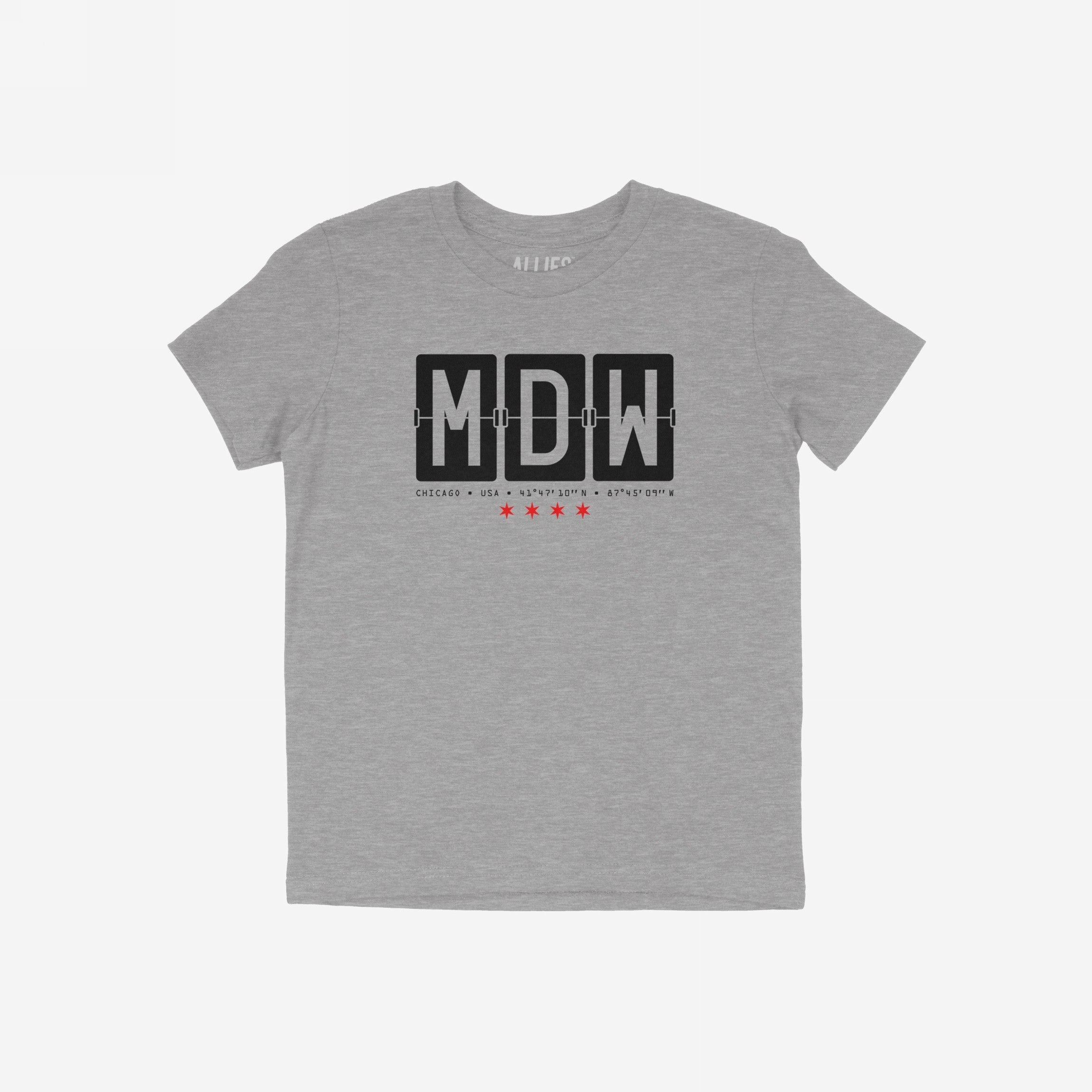Chicago MDW Midway Airport Flipboard T-shirt