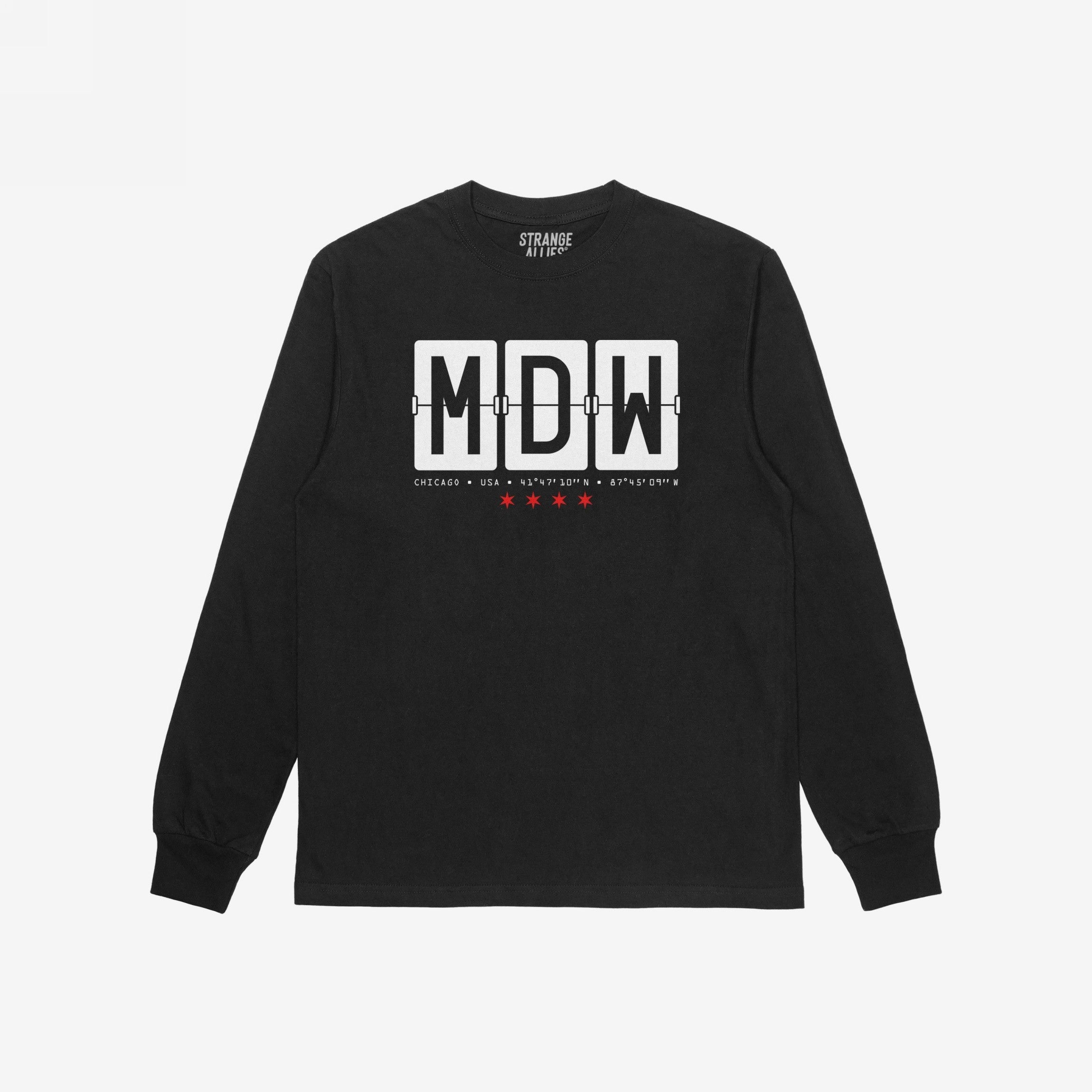 Chicago MDW Midway Airport Flipboard T-shirt