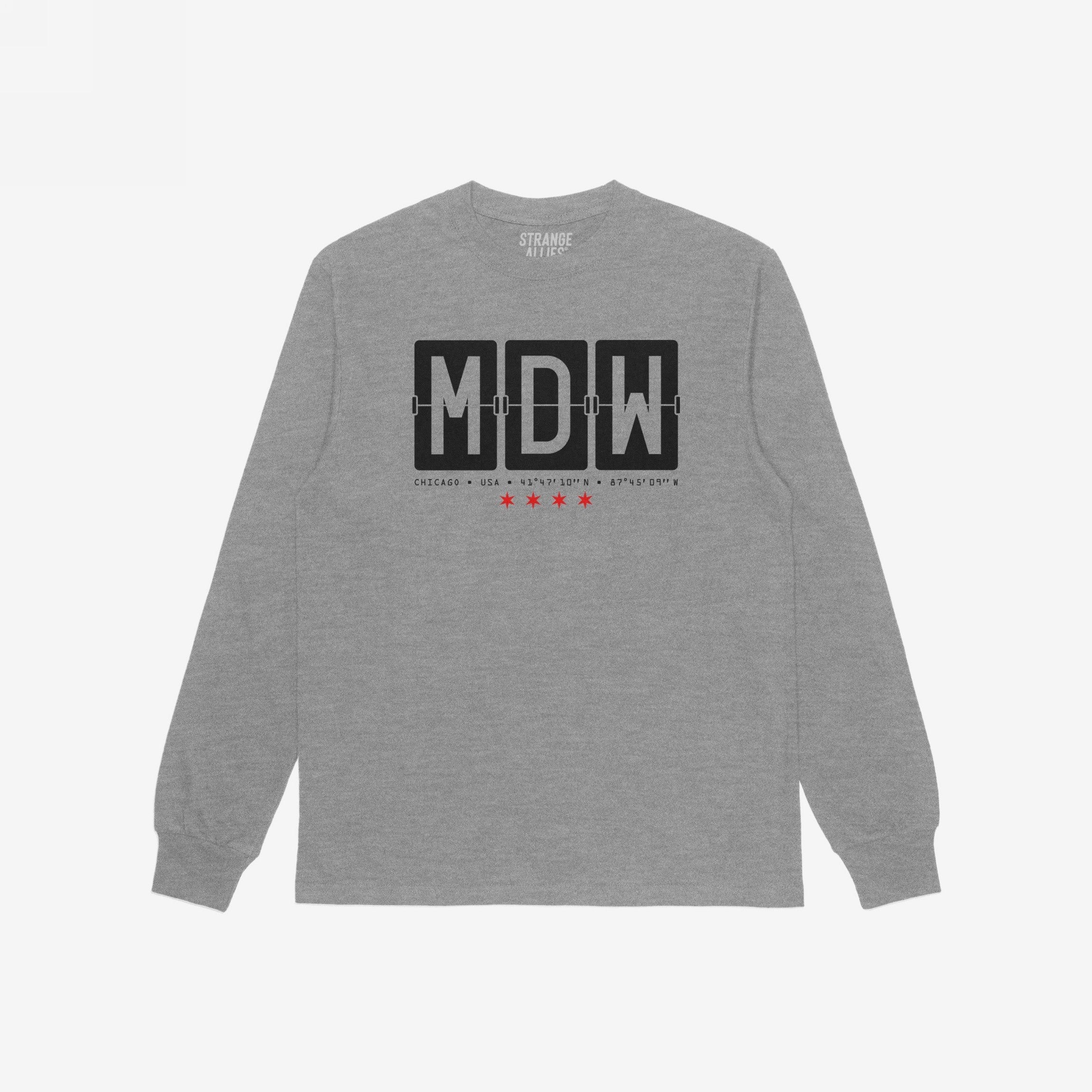 Chicago MDW Midway Airport Flipboard T-shirt
