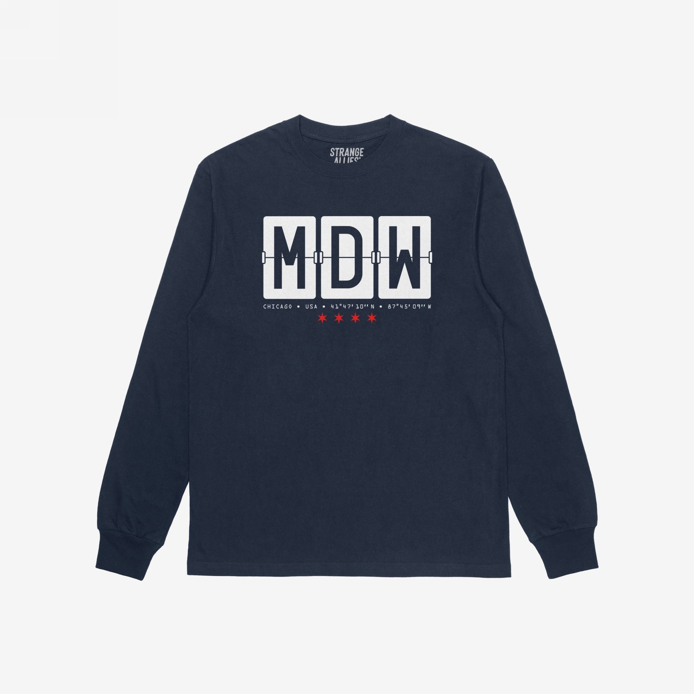 Chicago MDW Midway Airport Flipboard T-shirt