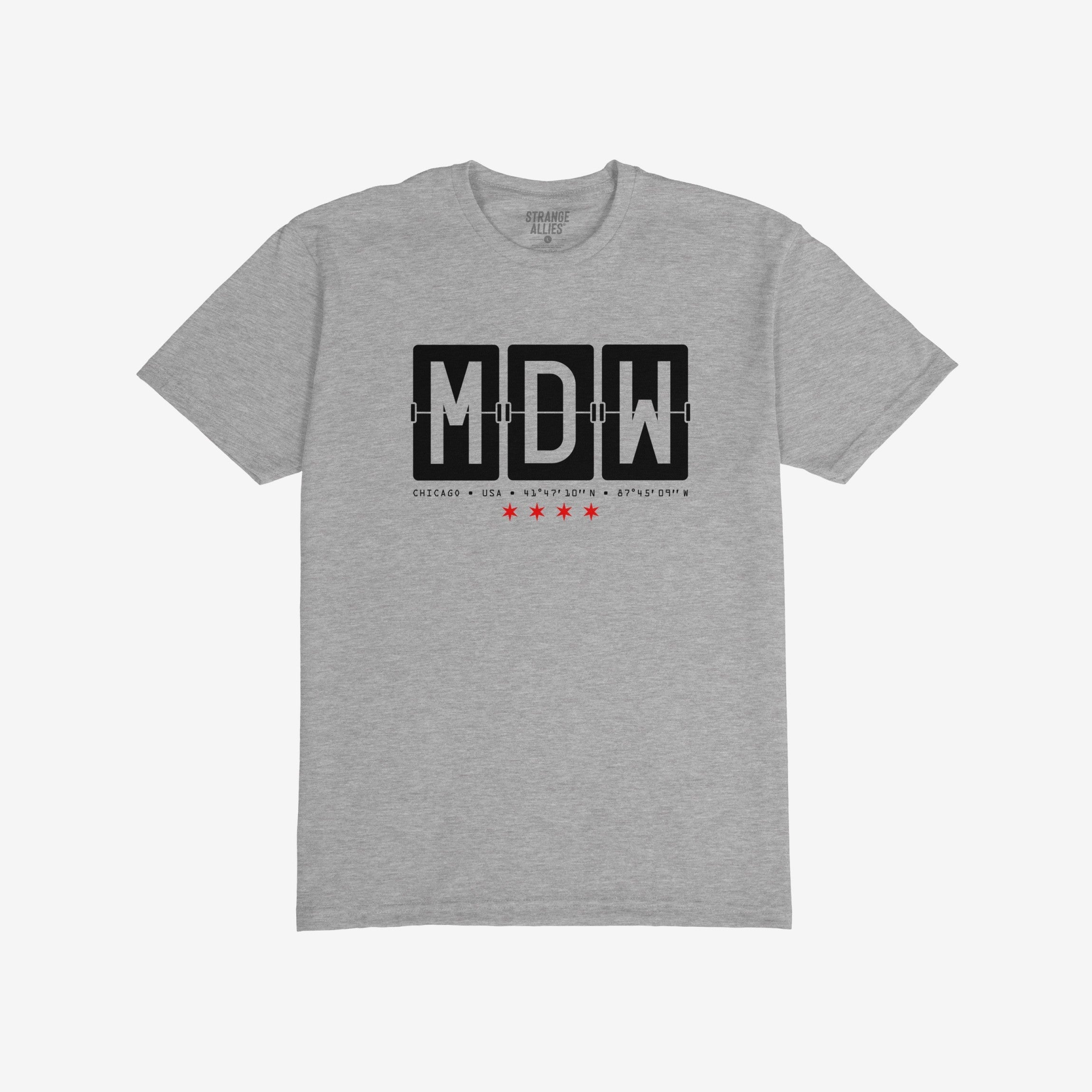 Chicago MDW Midway Airport Flipboard T-shirt