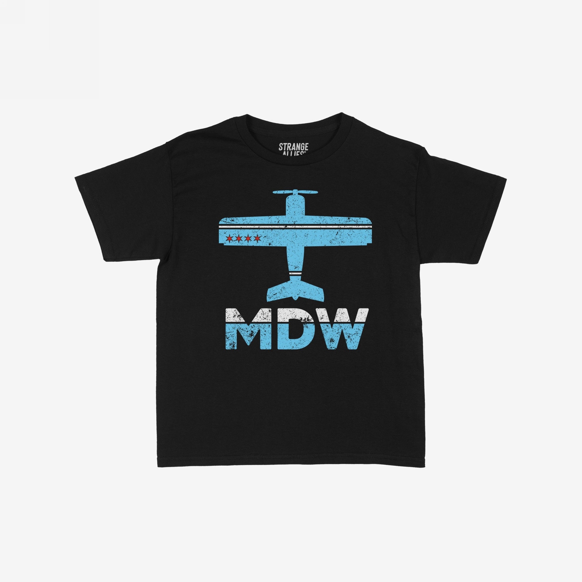 Chicago MDW Midway Airport Women's Baby Tee