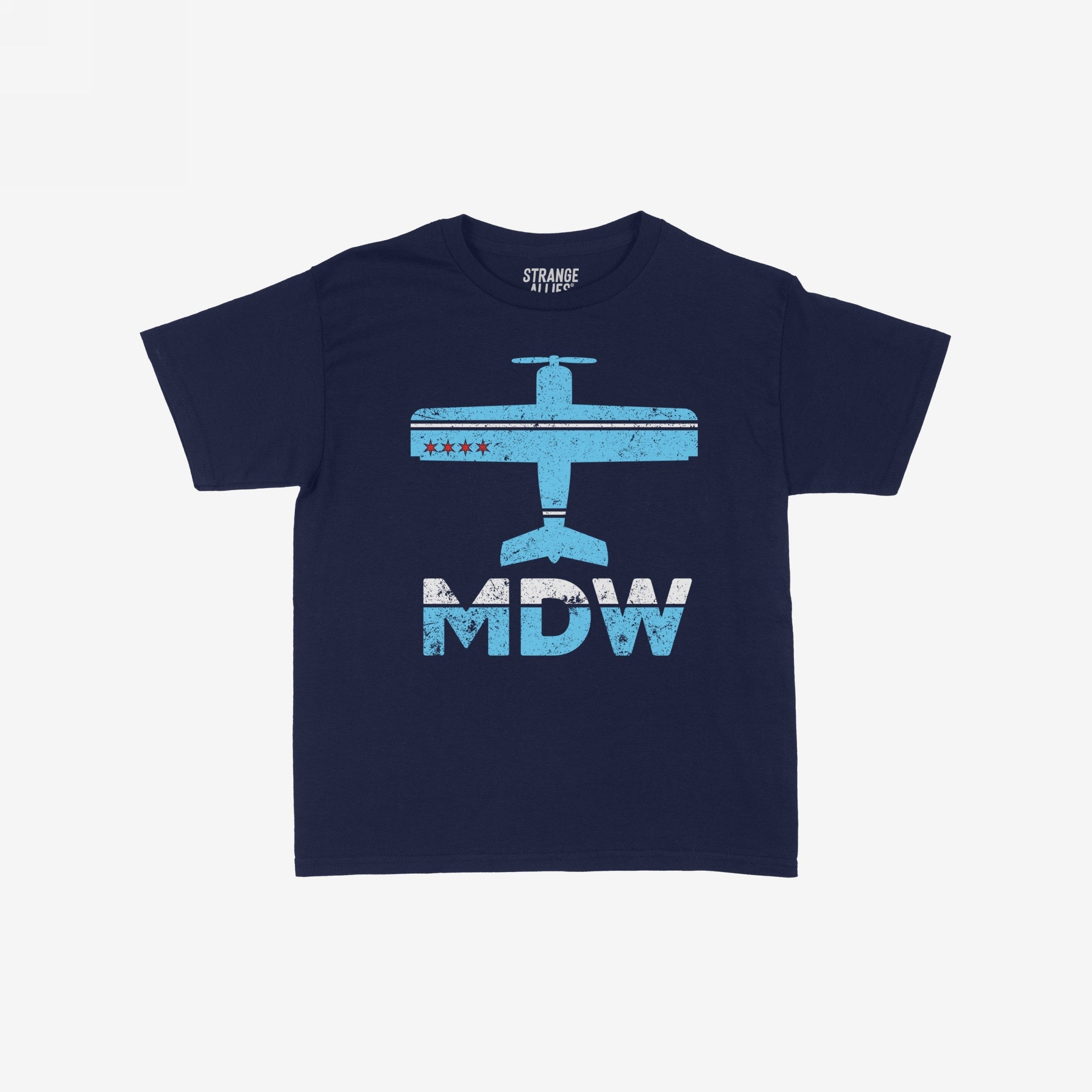Chicago MDW Midway Airport Women's Baby Tee