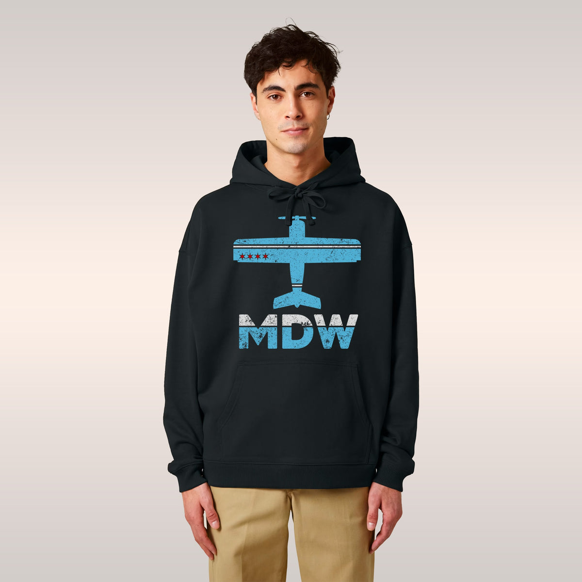 Chicago MDW Midway Airport Hoodie