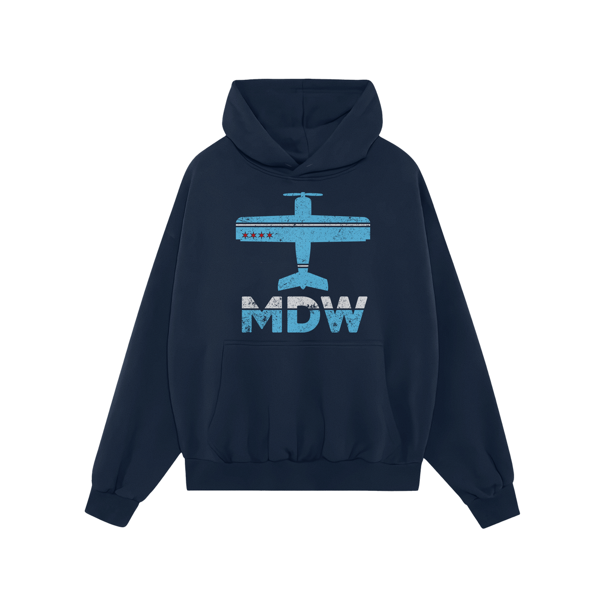 Chicago MDW Midway Airport Hoodie