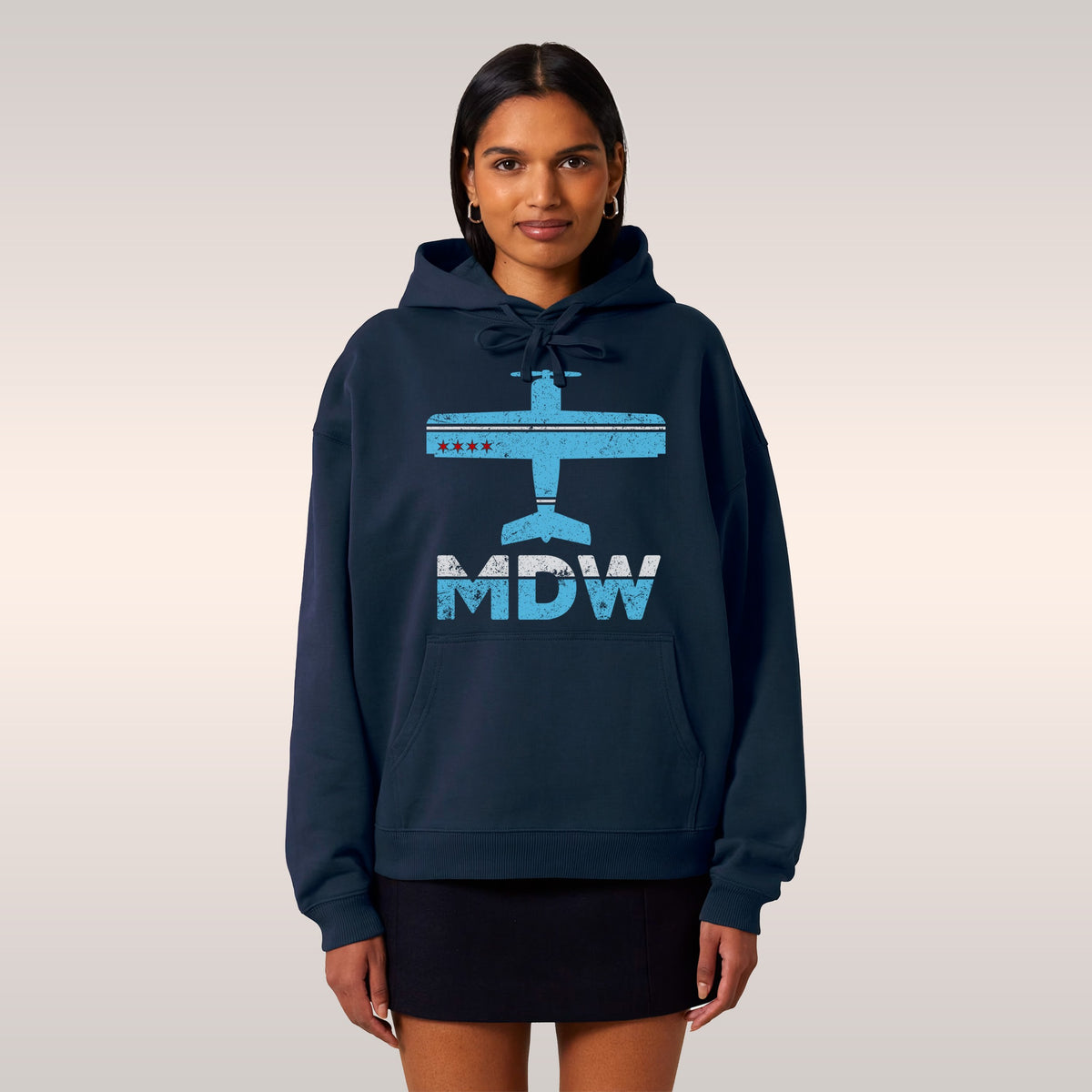 Chicago MDW Midway Airport Hoodie