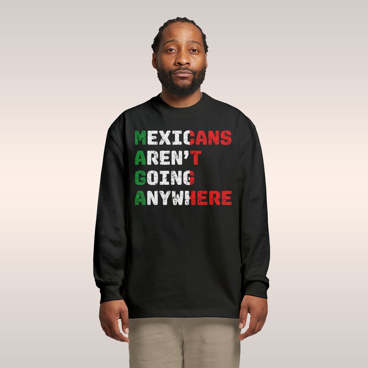 Mexicans Aren’t Going Anywhere Long Sleeve T-shirt