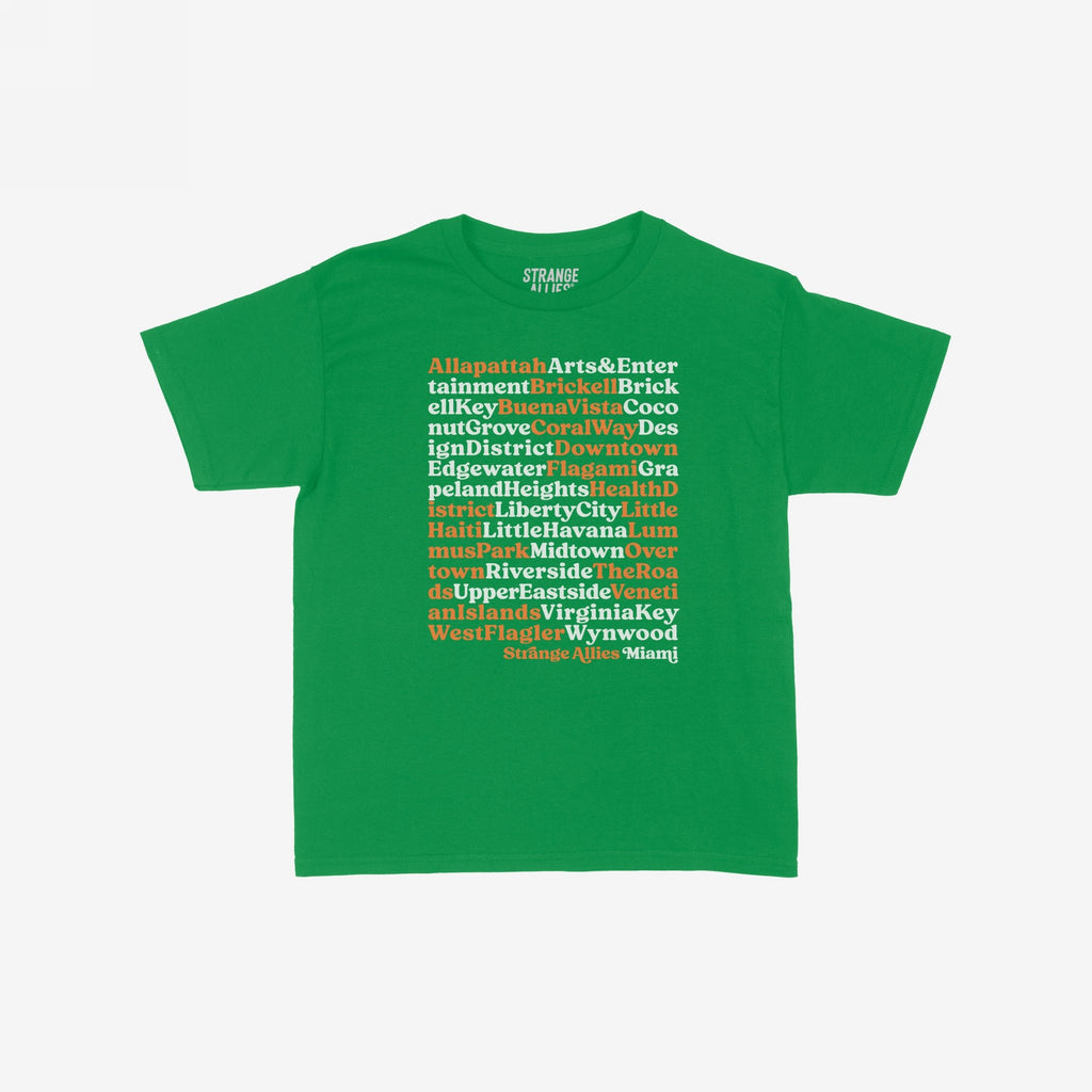 Miami Neighborhoods Women's Baby Tee