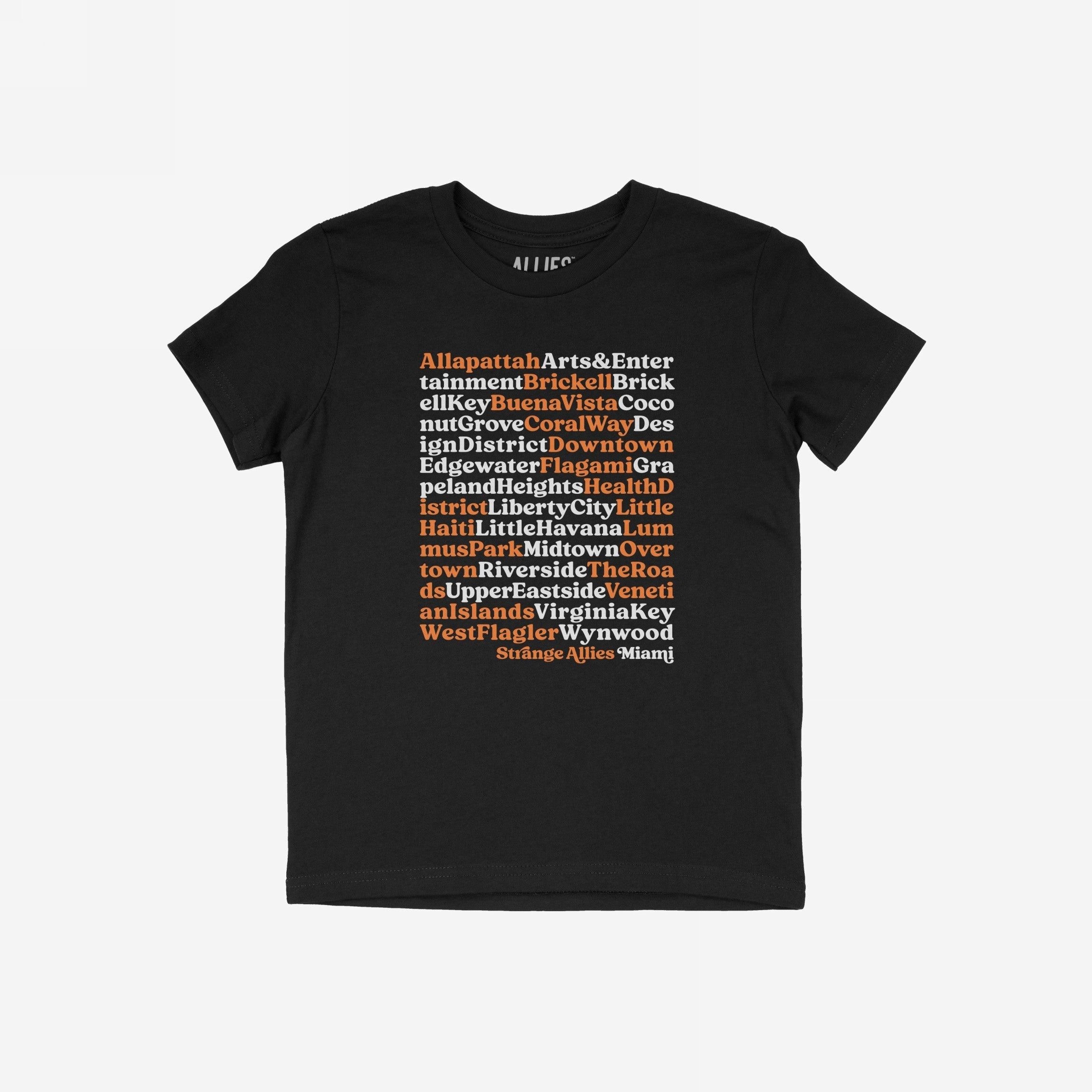 Miami Neighborhoods T-shirt
