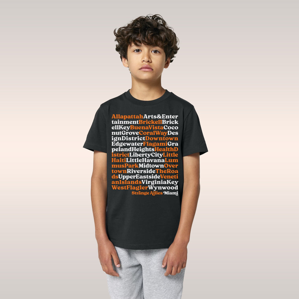 Miami Neighborhoods Kids T-shirt
