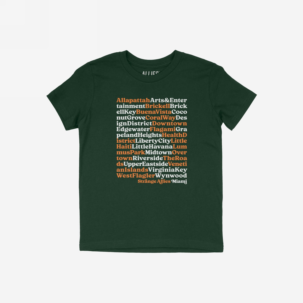 Miami Neighborhoods T-shirt