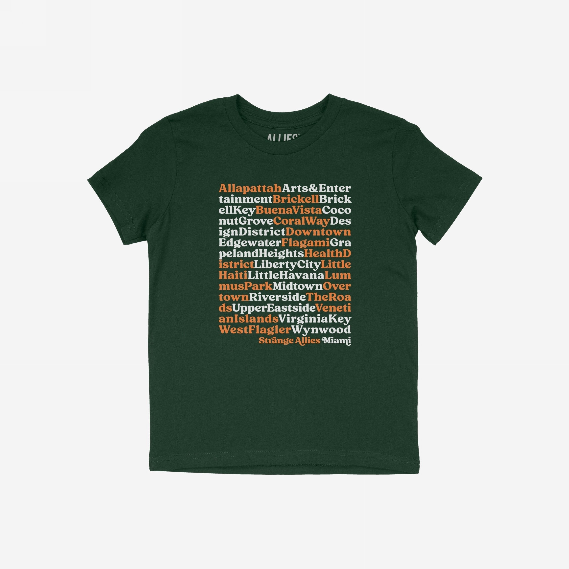 Miami Neighborhoods T-shirt
