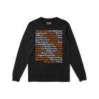 Miami Neighborhoods Long Sleeve T-shirt