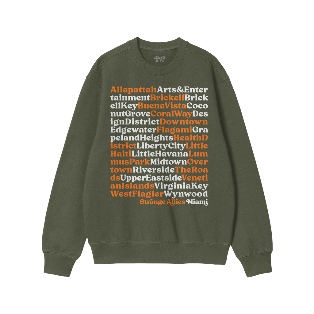 Miami Neighborhoods Sweatshirt
