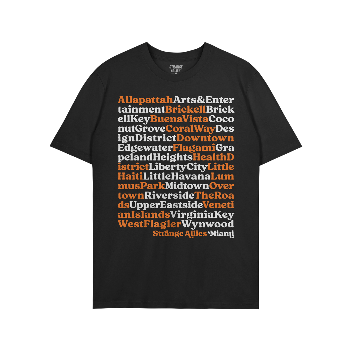 Miami Neighborhoods T-shirt