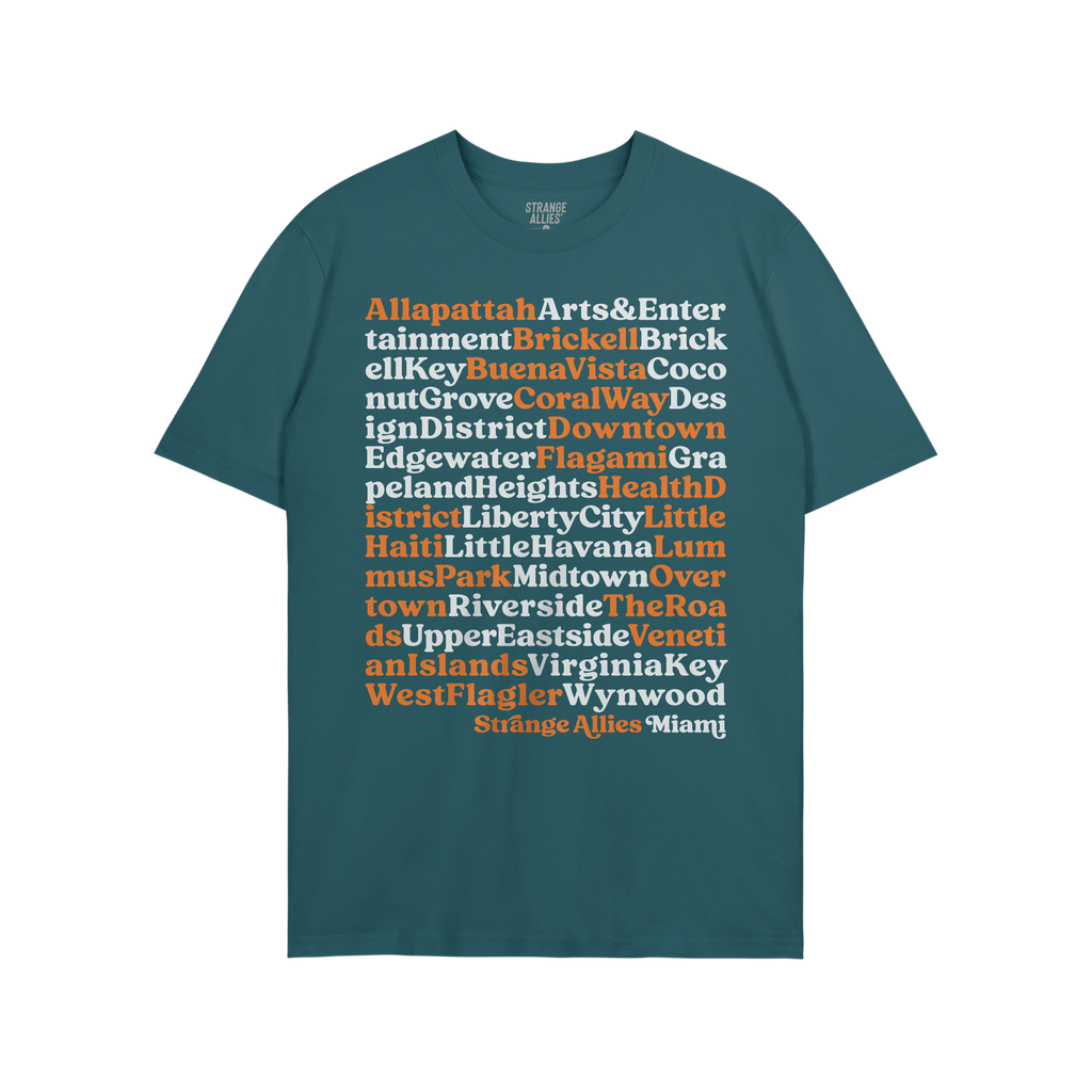 Miami Neighborhoods T-shirt