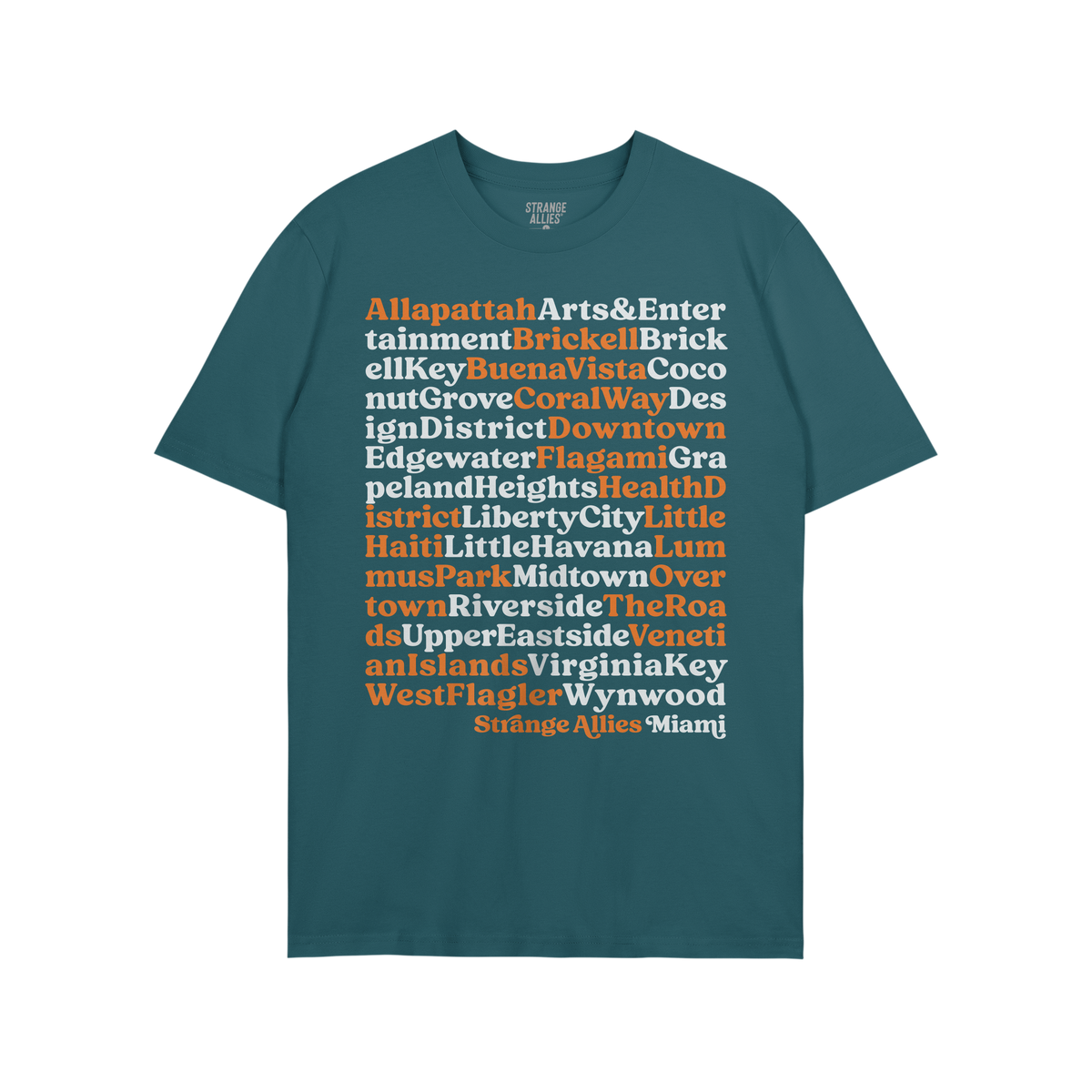 Miami Neighborhoods T-shirt