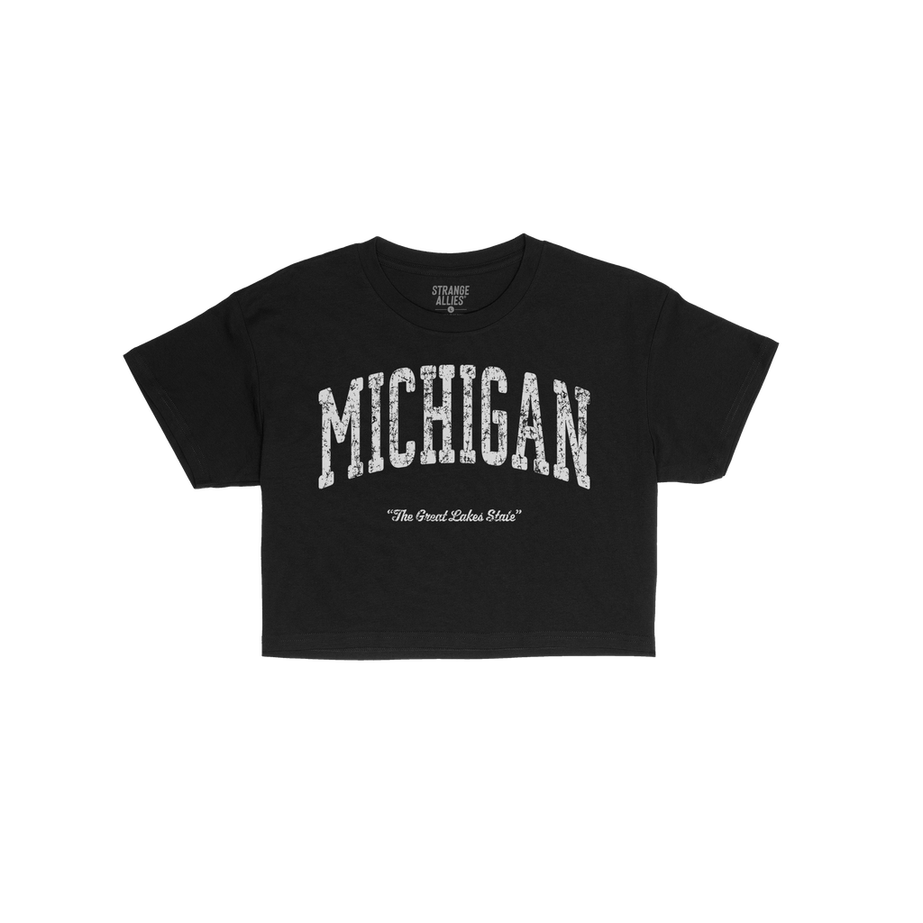 Michigan Vintage Crop Top
