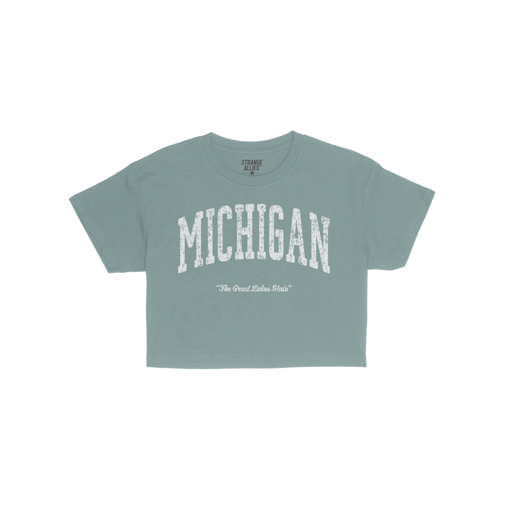 Michigan Vintage Crop Top